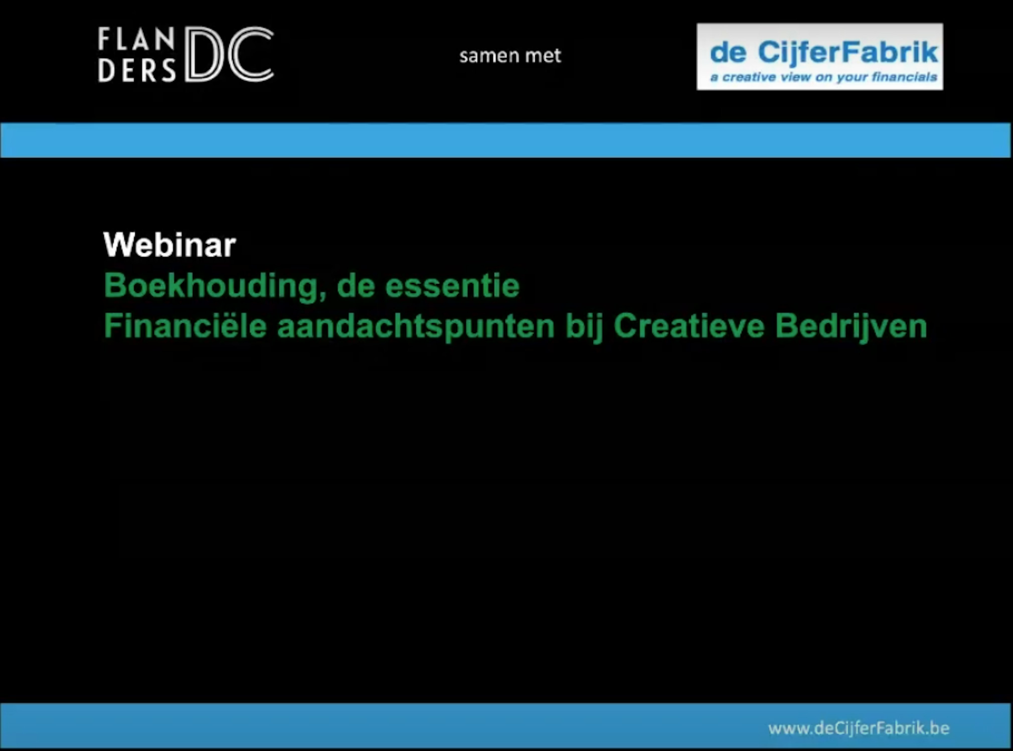 1 Aandachtspunten voor je boekhouding Aandachtspunten voor je boekhouding: intro