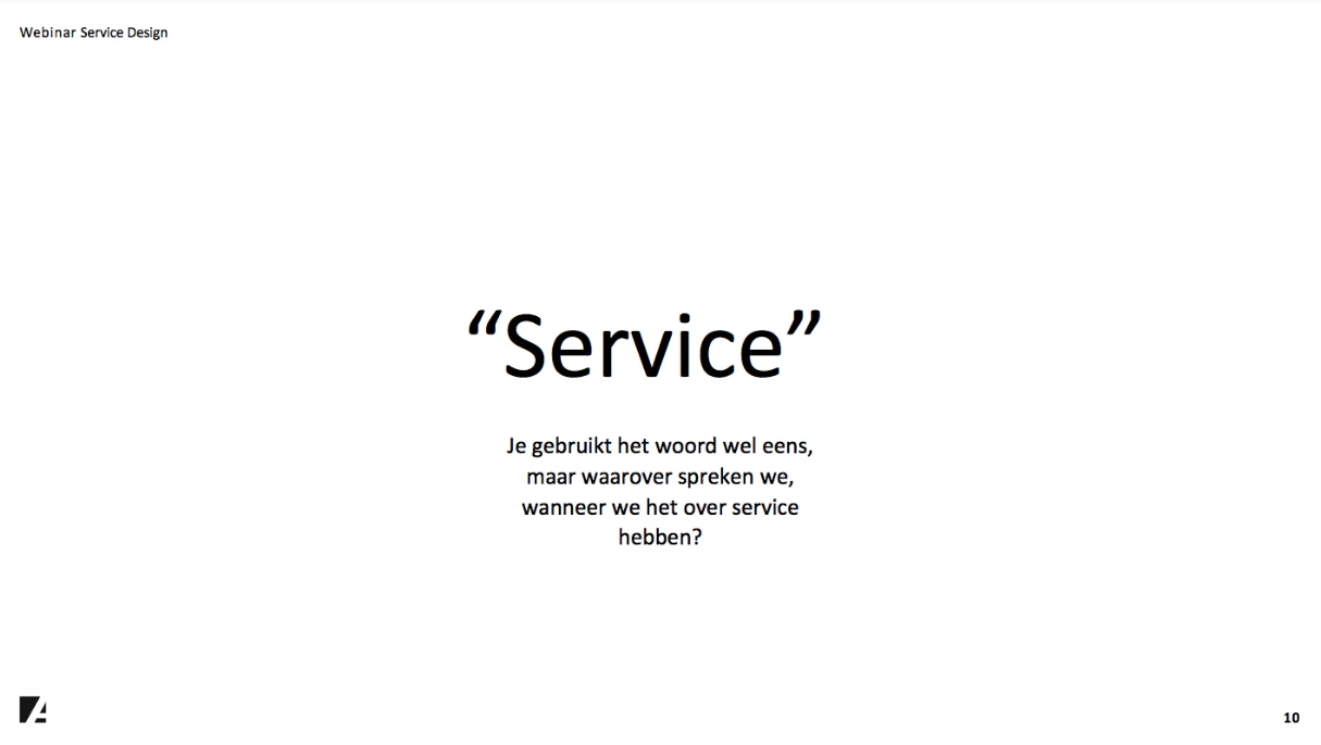 1 Hoe service design ambassadeurs van je klanten maakt Service design: de betekenis van service