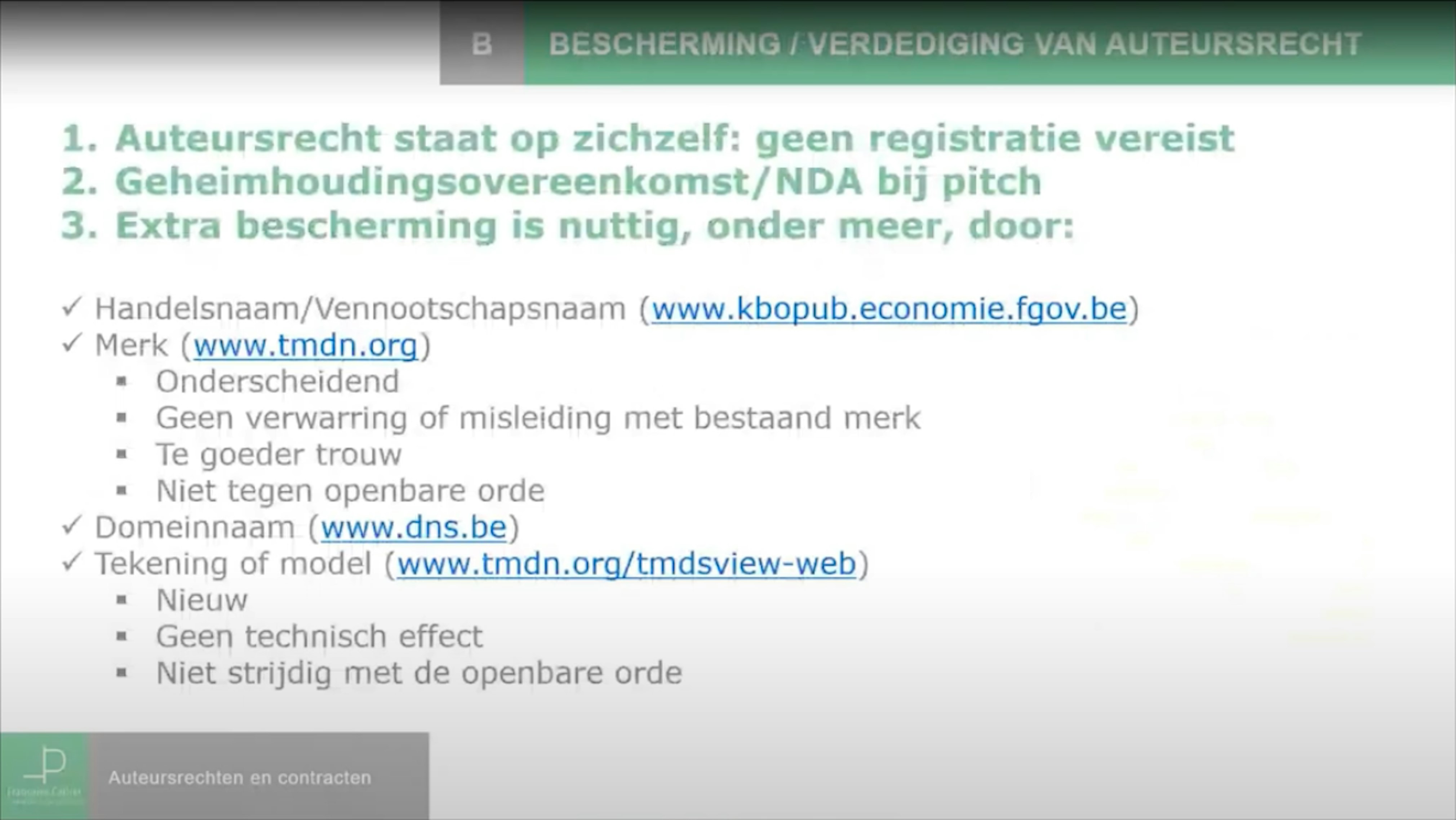3 Wat je moet weten over auteursrechten Auteursrechten, licentie en overdracht: bescherming van het auteursrecht