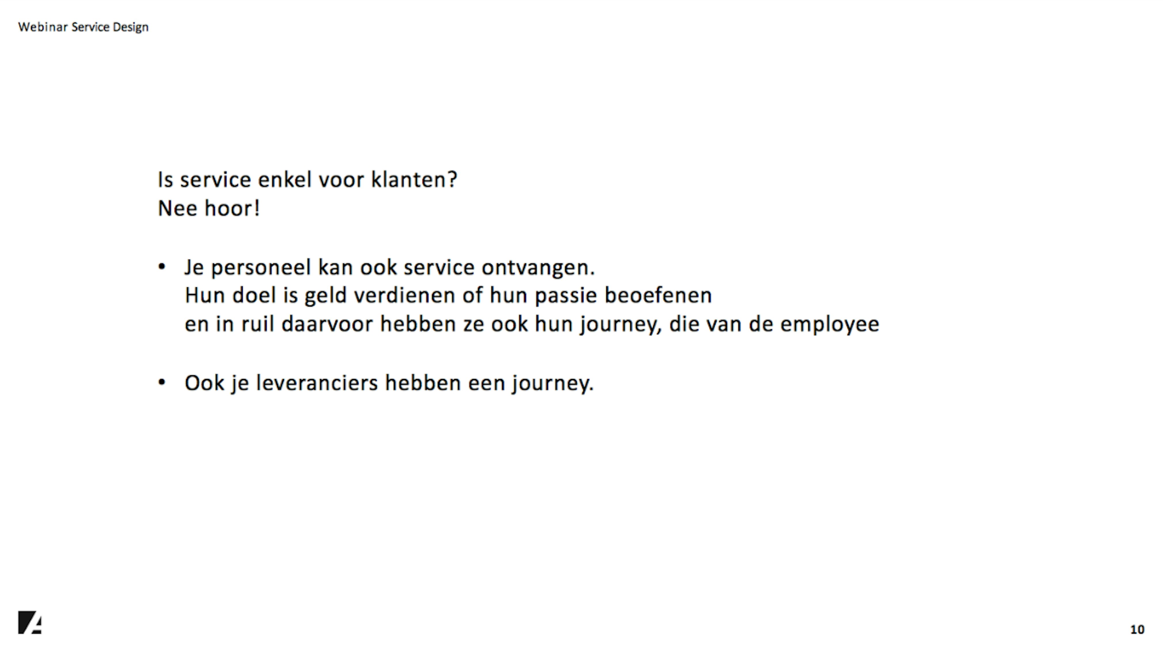 Service design: service, niet alleen voor klanten