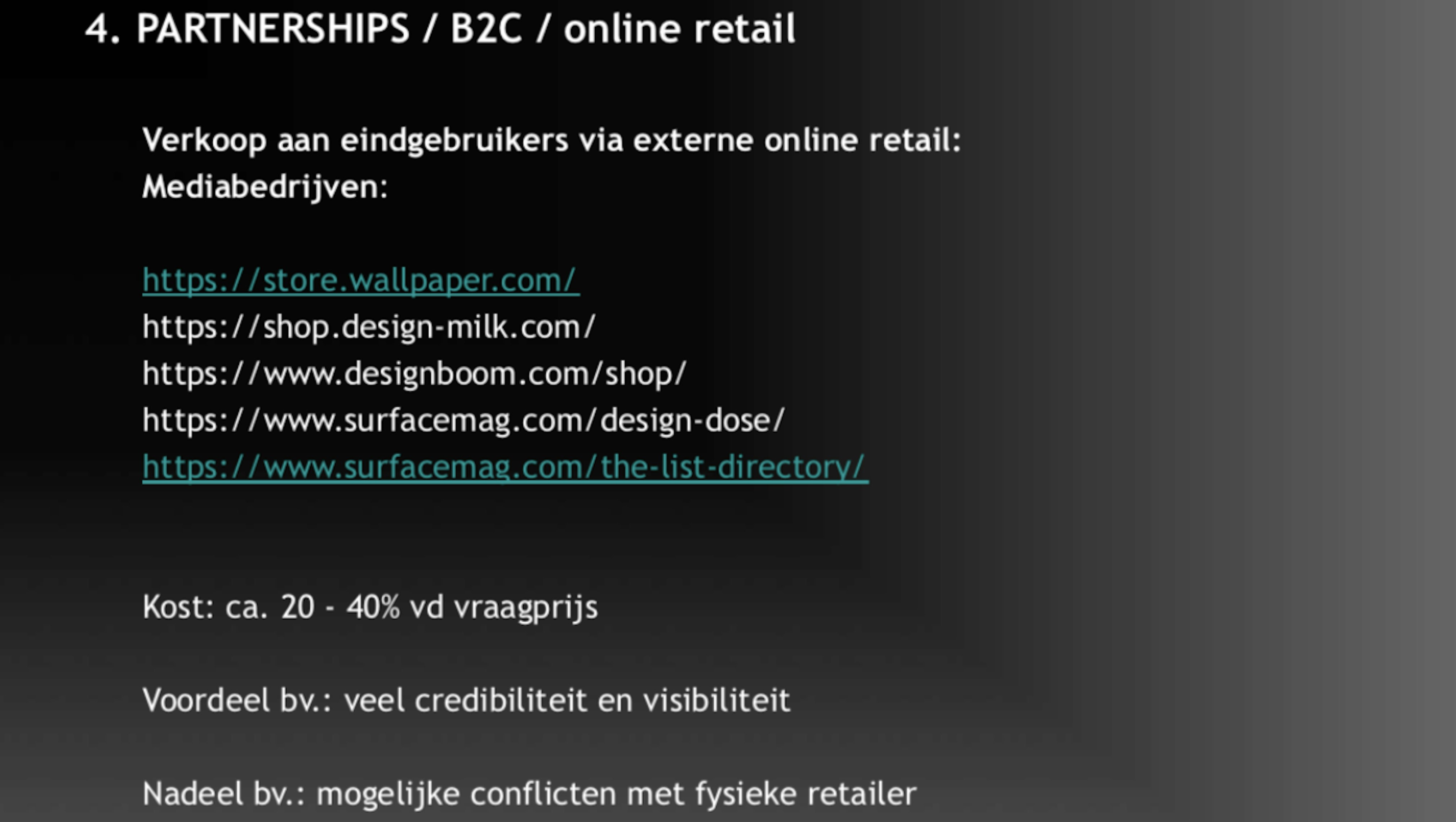 9 Design verkopen wat kost mij dat Design verkopen: directe verkoop via een digitaal verkooppunt van een derde