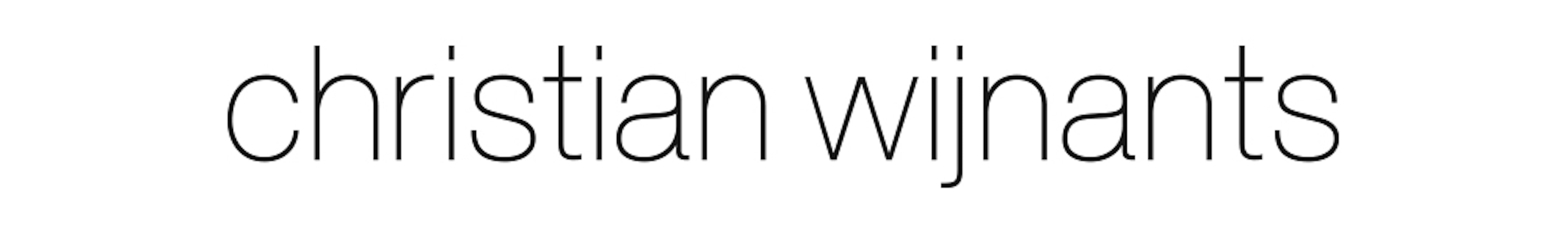 Christian Wijnants Logo Black