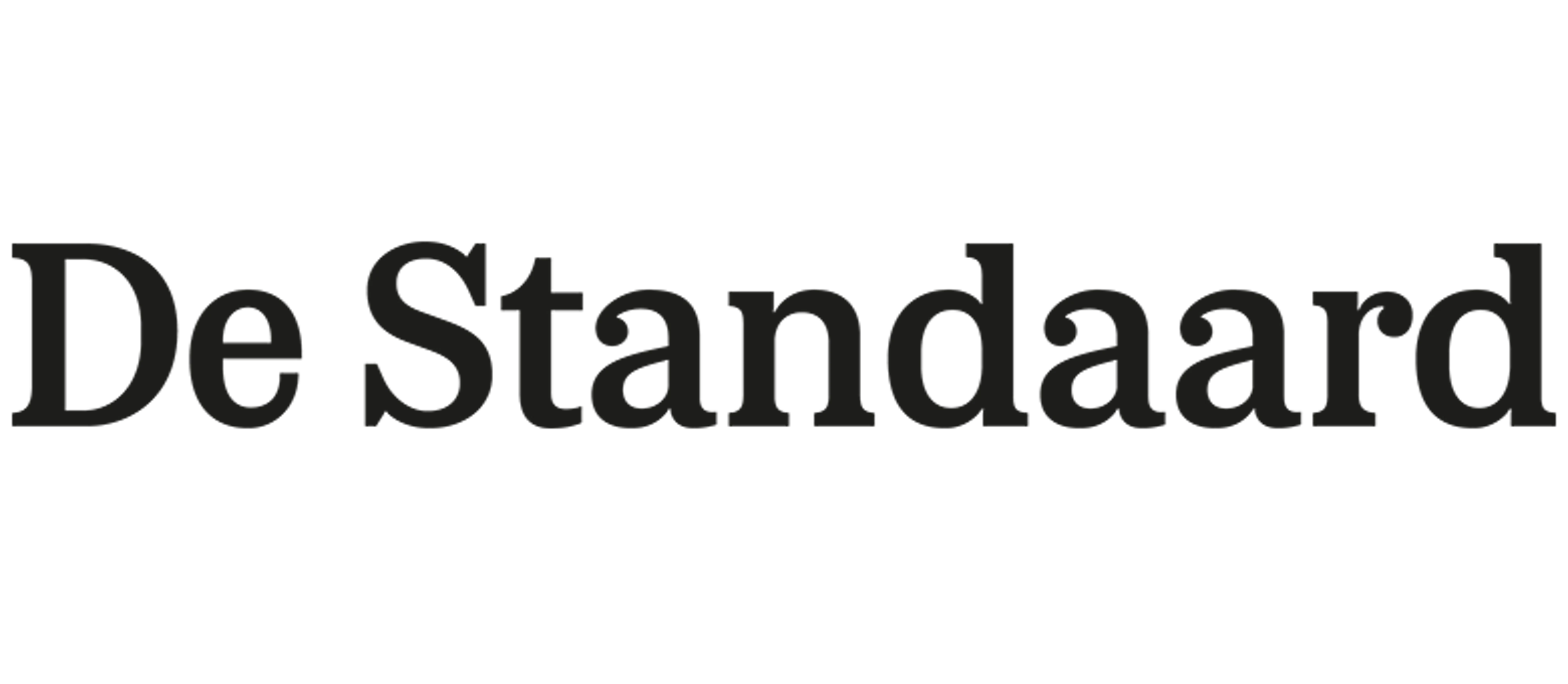 De Standaard logo zwart De Standaard logo zwart