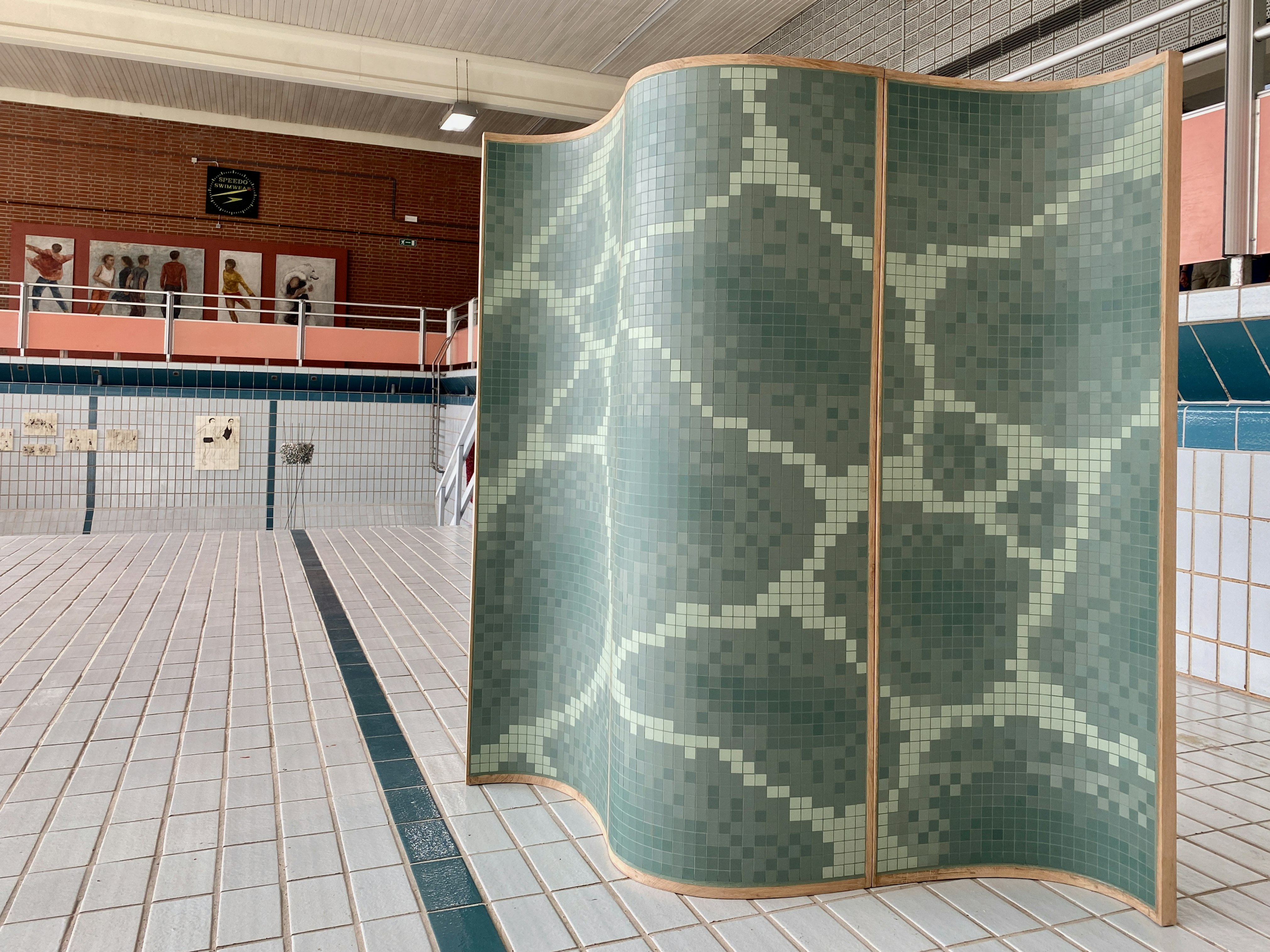 LE CARRE DE MOSAIQUE paravent Françoise Lombaers 2359