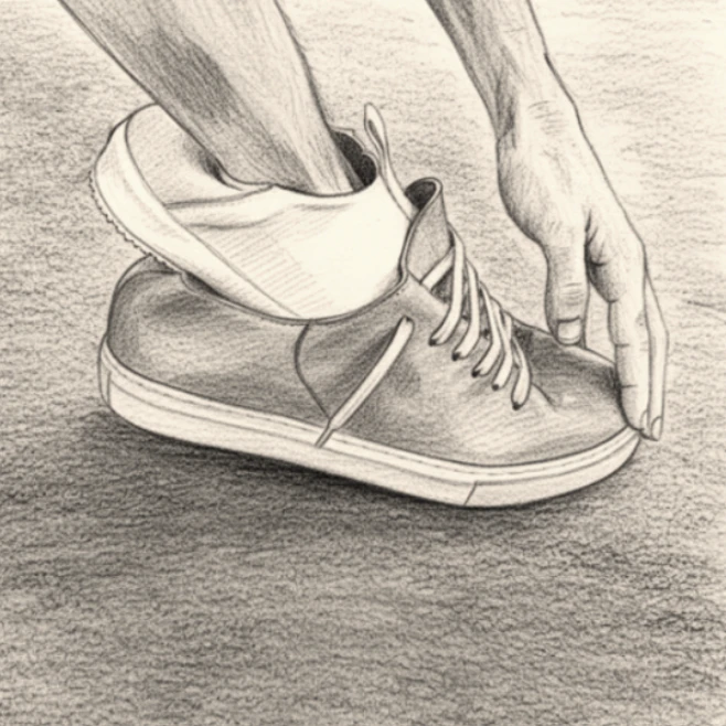 © Cycleur de Luxe Binnen schoen die uit buiten schoen schuift.