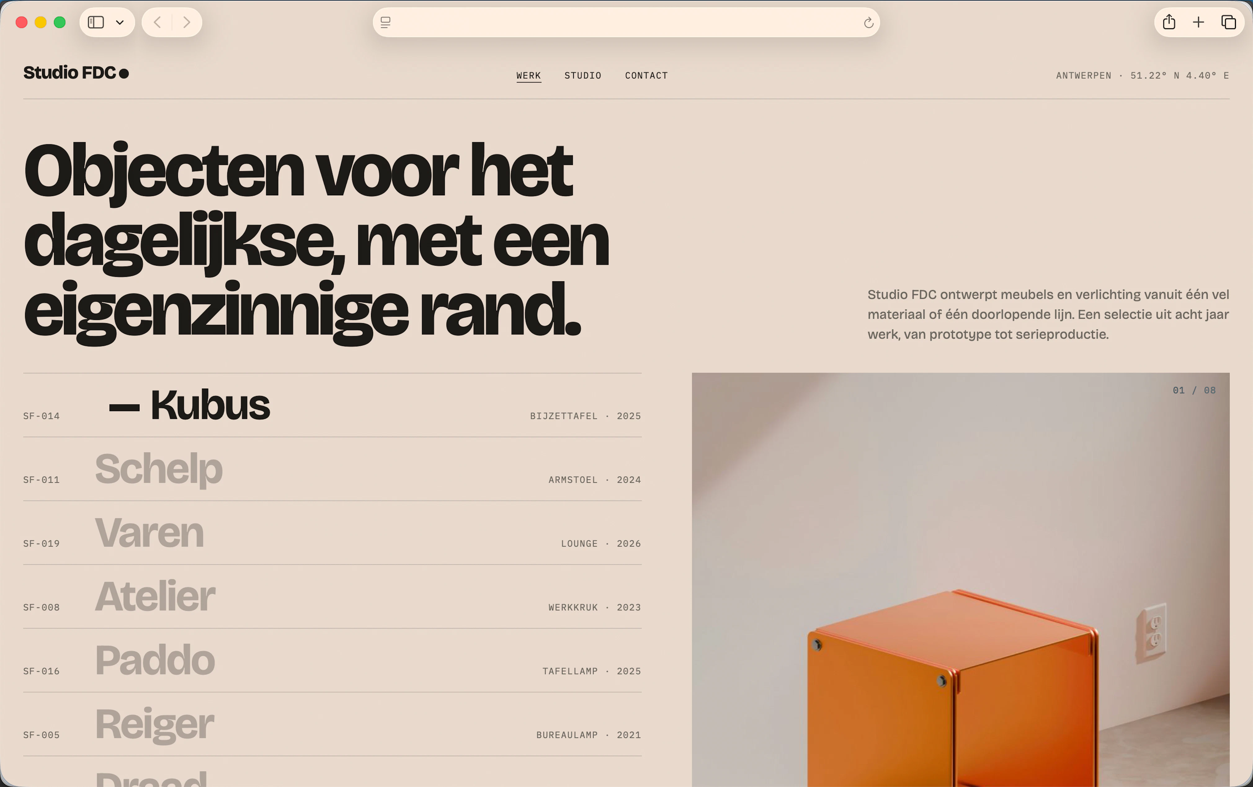Studio FDC portfolio mockup 2
