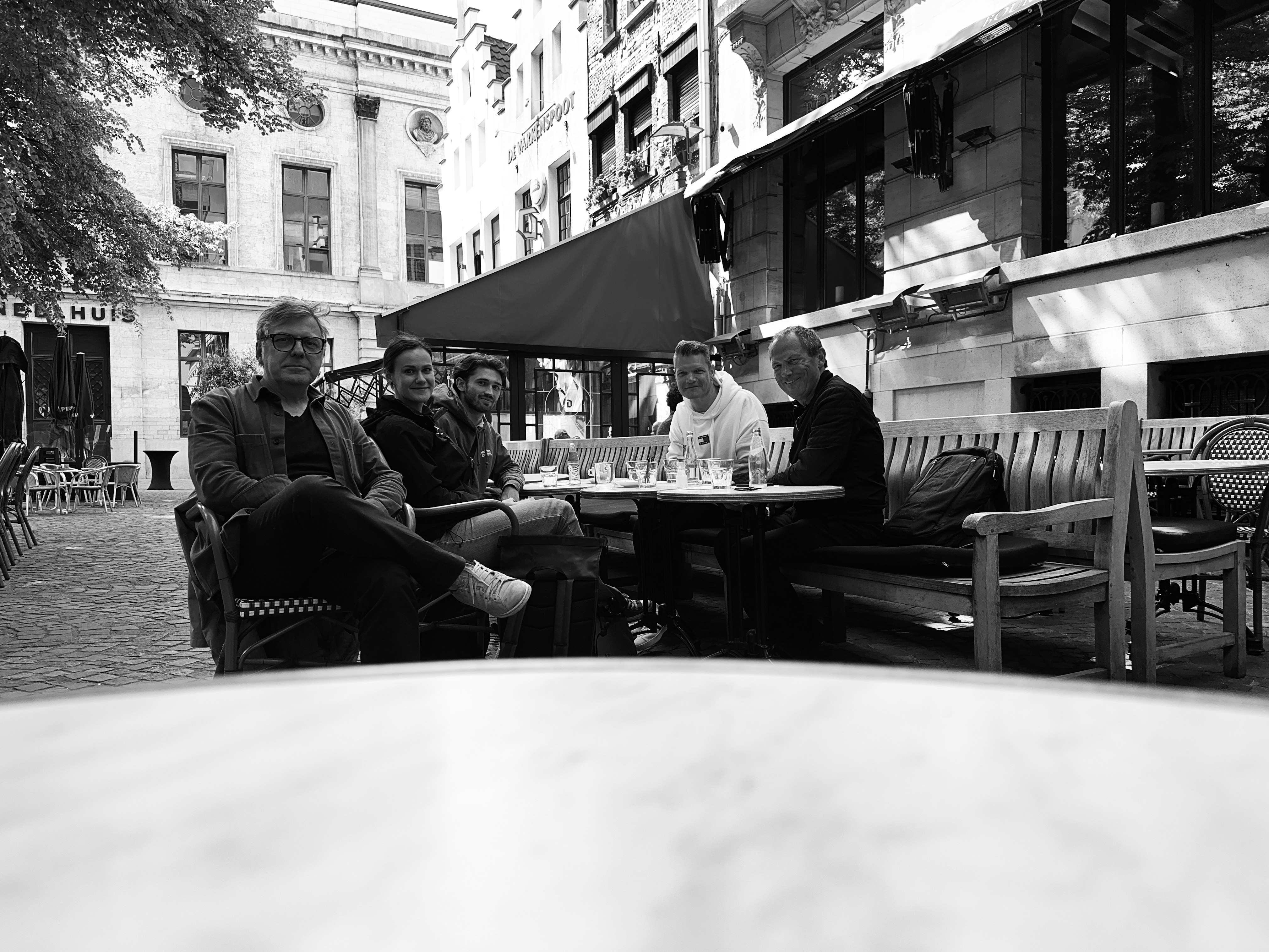 Jo Klaps,  Geertrui Storms, Sam Van Vaerenberg,  Jo De Baerdemaeker  en Erik  Desombere