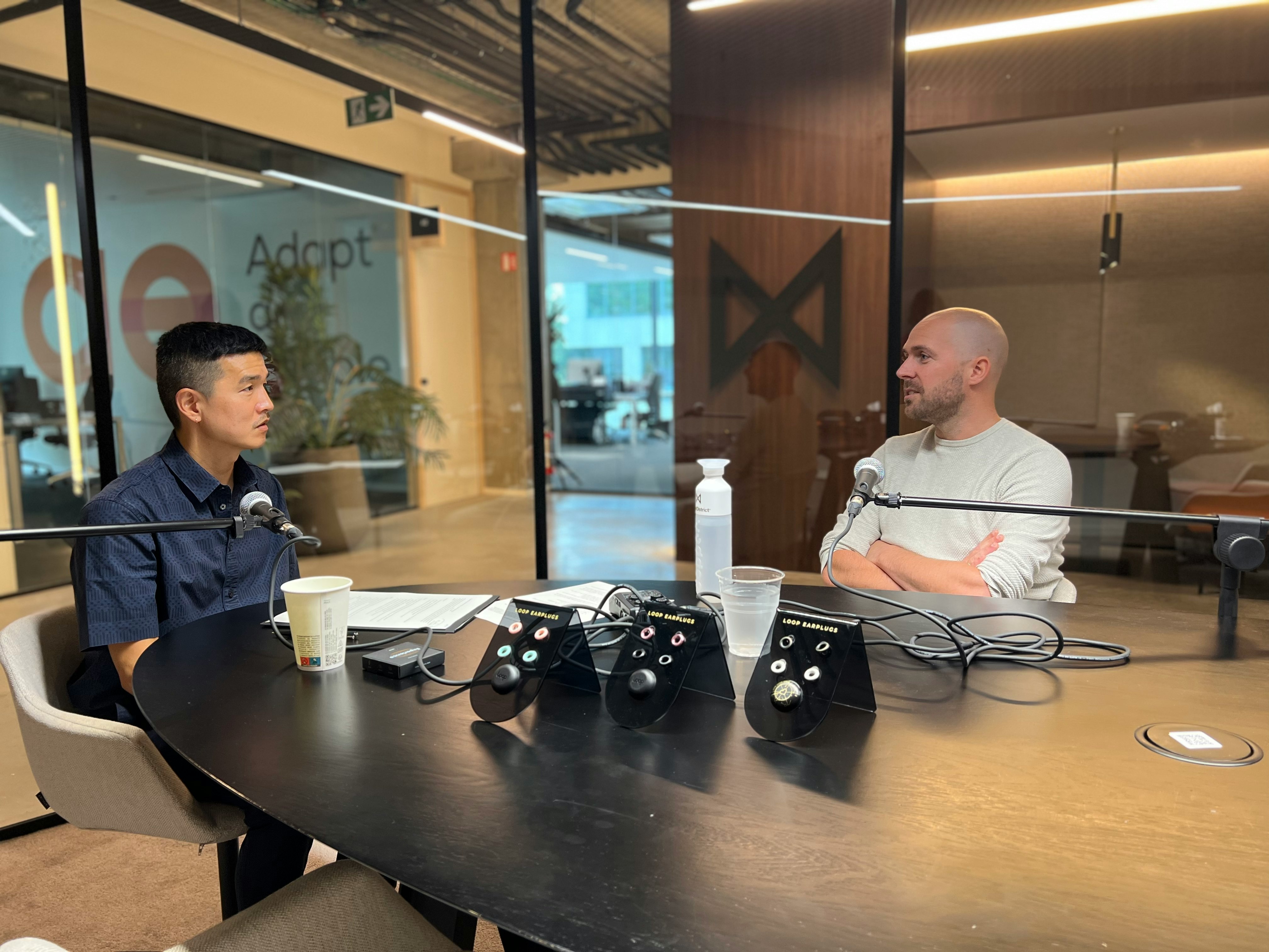 Dimitro o loop earplugs Stefan Ceunen en Dimitri O