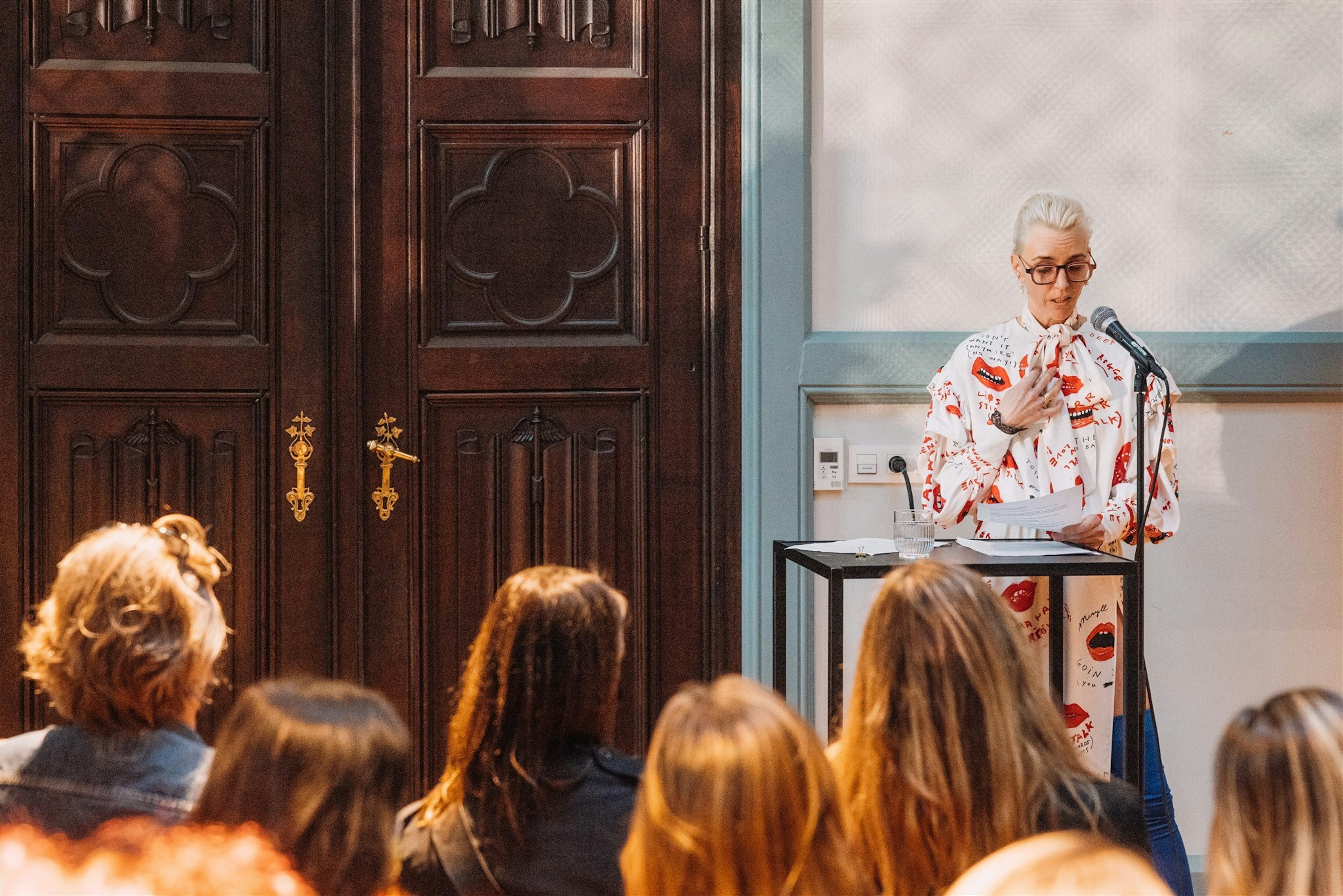 Hannelore knuts at fashion talks 2021 photo by fille roelants 13 Hannelore knuts at fashion talks 2021 photo by fille roelants 13